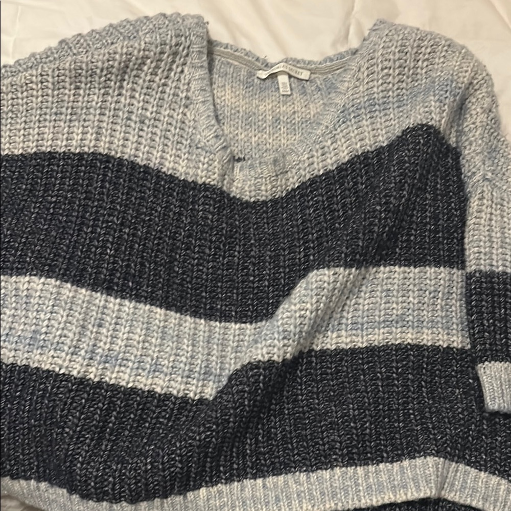 Women's Victoria’s Secret blue Striped Sweater